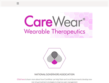 Tablet Screenshot of carewear.net